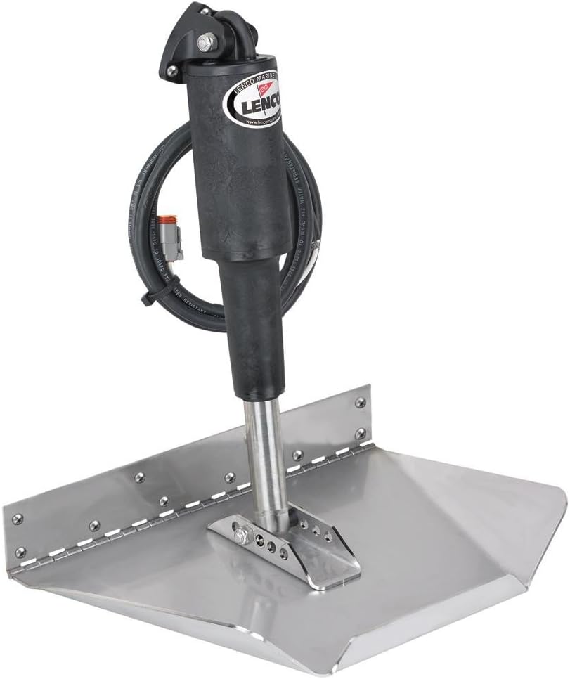 Lenco 9" x 14" Airboat Trim Tab Kit w/o Switch