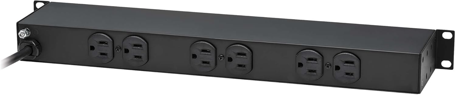 Tripp Lite 1U Rackmount Power Strip PDU, 15A 120V, 15ft Cord