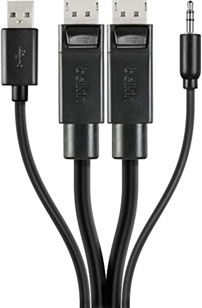 Linksys TAA Dual DP/USB/AUD SKVM CBL, DP M/M; USB A/B