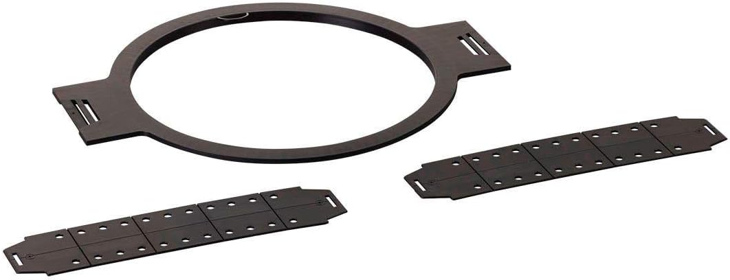 Monoprice Rough-in Speaker Bracket - For 8in Round Speakers, 10in Cutout Diameter, Black