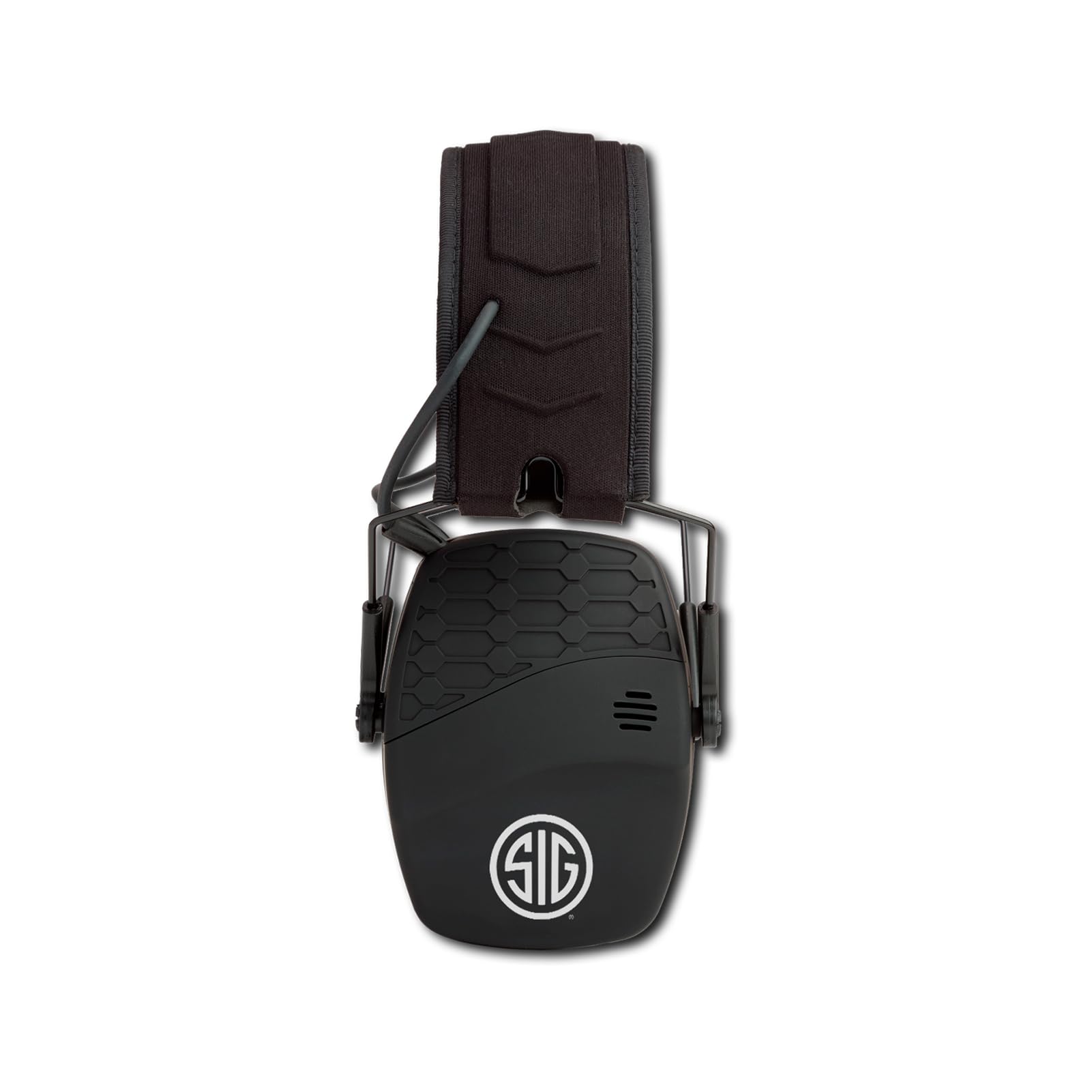 AXIL x SIG SAUER TRACKR Blu Electronic Ear Muffs | 27dB SNR / 21dB NRR Compact Lightweight Water-Resistant Tactical Shooting