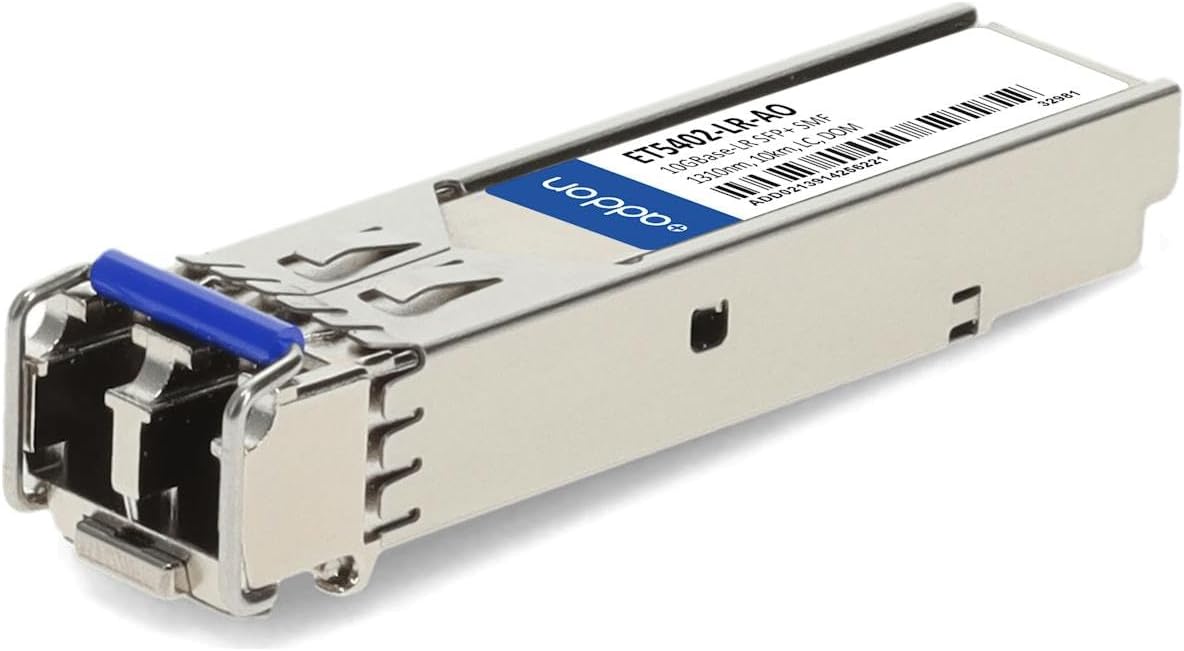 ADDON ET5402-LR Compatible 10GBase-LR SFP+ Transceiver (SMF, 1310nm, 10km, LC, DOM)