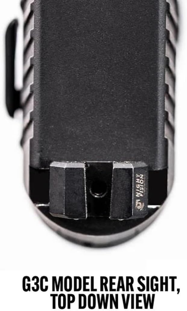 NIGHT FISION Standard Height Perfect Dot Tritium Night Sight Set Compatible with Taurus G3C/GX4