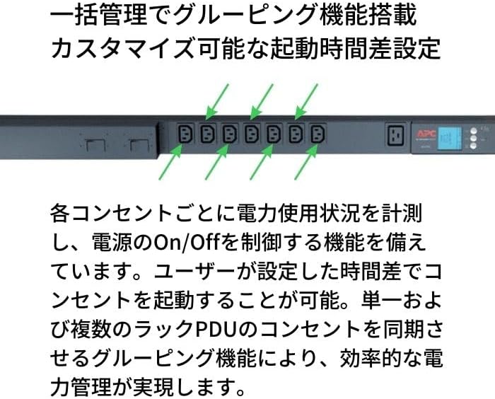 APC NetShelter Switched Rack PDU, 9000 Series, APDU9941, 0U Vertical, 200V-240V, 30A, NEMA L6-30P, 9.8' Cord, Black