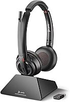 Poly Savi 8220 UC DECT USB-A Headset - Stereo - True Wireless - Bluetooth/DECT - 450 ft - 20 Hz to 20 kHz - 77T33AAABA