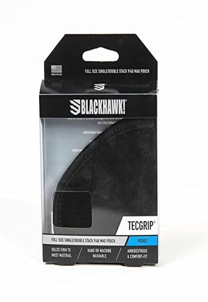 BLACKHAWK TecGrip Pocket Holster Pocket Most 380's_Size 02_Concealment_40TP02BK