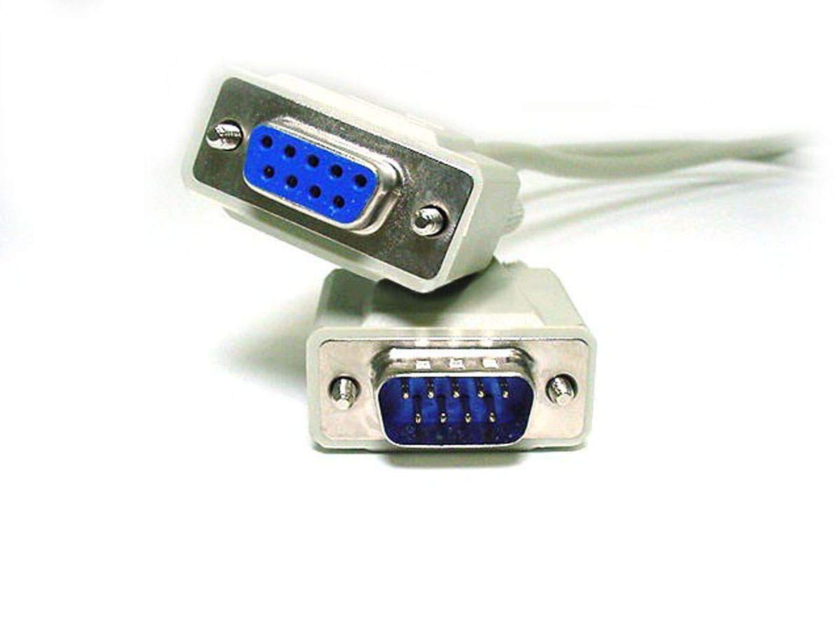 Monoprice 100ft DB9 M/F Molded Cable 100 Feet