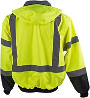 PIONEER Hi Vis Safety Bomber for Men - Waterproof Reflective ANSI Class 3 Winter Jacket