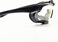 Oakley Ess Sunglasses Matte Black Frame, Clear Lenses, 40MM