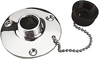 Sea-Dog Washdown Water Outlet - Chrome Plated Brass