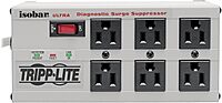 TRIPP LITE Isobar Series Surge Protector Power Strip, Metal, 3330 Joules, 6 ft Cord