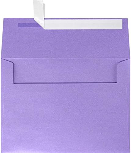 LUXPaper A2 Invitation Envelopes | Peel & Press | 4 3/8" x 5 3/4" | Amethyst Metallic | 80lb. Text | 1,000 Qty