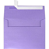 LUXPaper A2 Invitation Envelopes | Peel & Press | 4 3/8" x 5 3/4" | Amethyst Metallic | 80lb. Text | 1,000 Qty