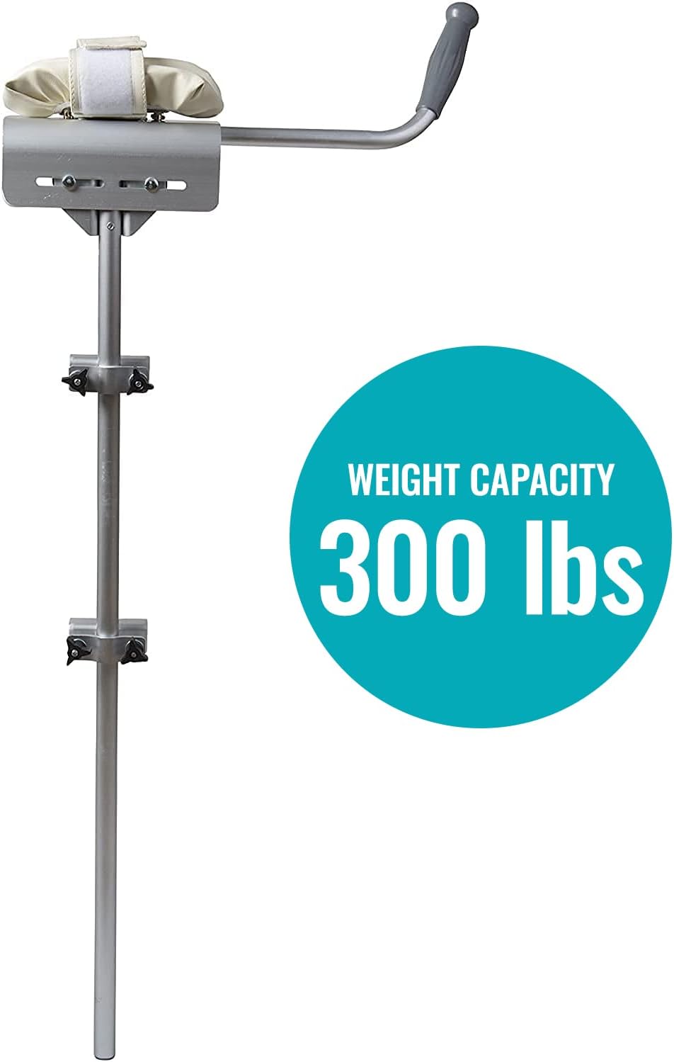 MABIS Walker Platform Attachment With Adjustable Padded Cuff, No Tools Needed, Attaches to Most Walkers