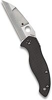 Spyderco Canis Knife with 3.43" CPM S30V Stainless Steel Blade and Carbon Fiber G-10 Laminate Handle - PlainEdge - C248CFP