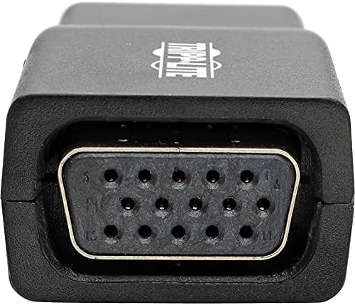 Tripp Lite HDMI to VGA Adapter Converter with 3.5mm Audio, Compact M/F 1080p @60Hz 1920 x 1200 (P131-000-A)