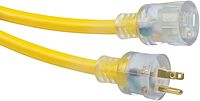 SOUTHWIRE Extra Heavy Duty 10/3 SJTW-A Extension Cord with Lighted End