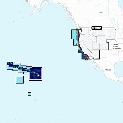 Navionics Platinum+ NPUS008R - U.S. West