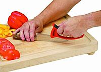 Lansky Deluxe Quick Edge Knife Sharpener with Replaceable Carbide Element (Red) - LSTCN