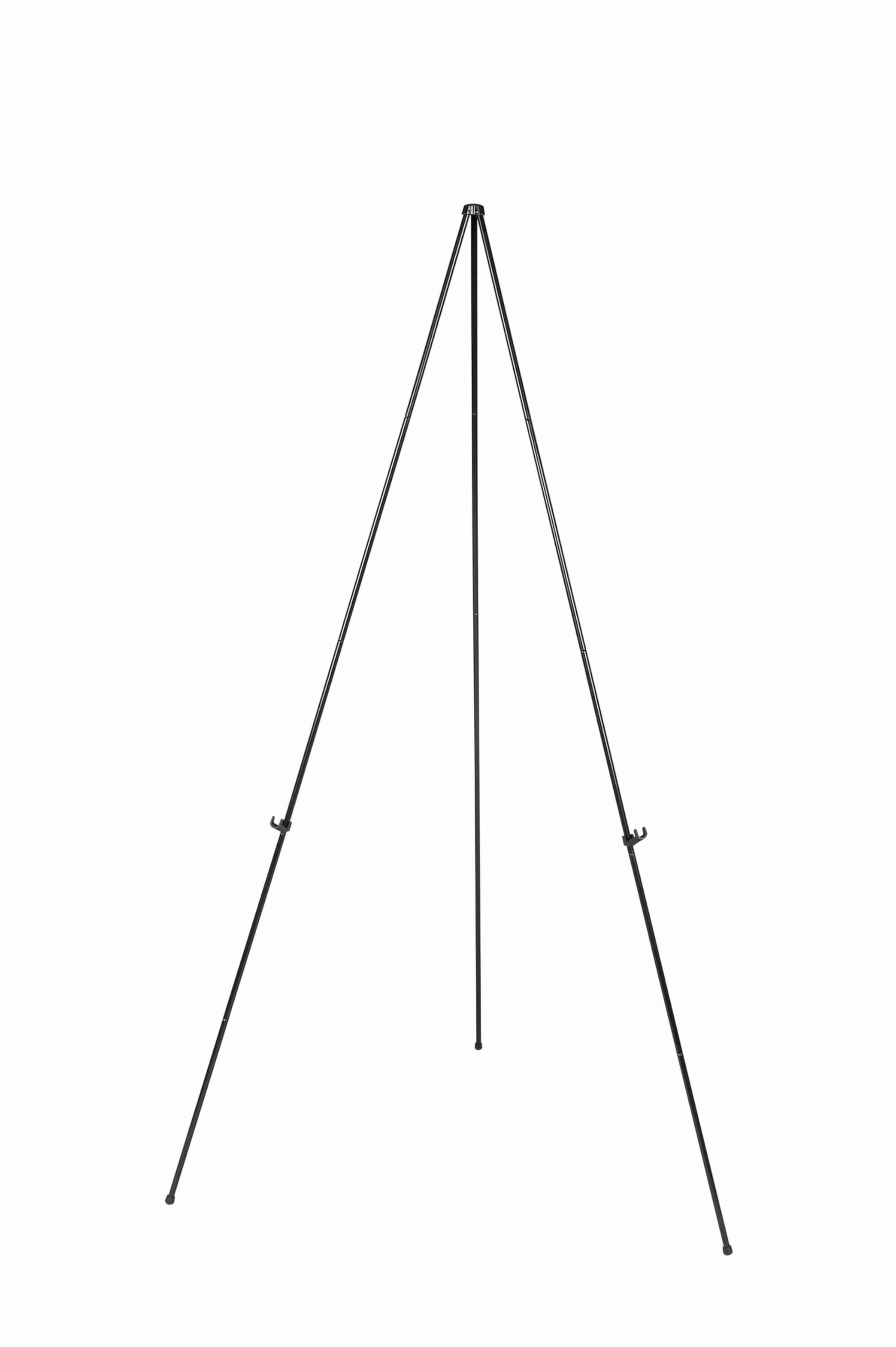 MASTERVISION Instant Display Easel, Steel, Black