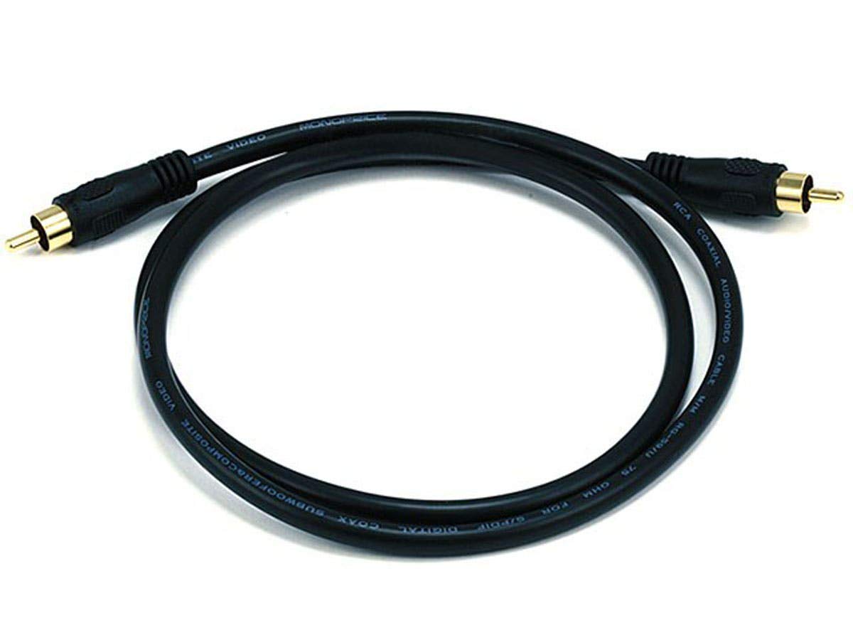 Monoprice RG59U 75Ω Digital Coaxial RCA Cable M/M