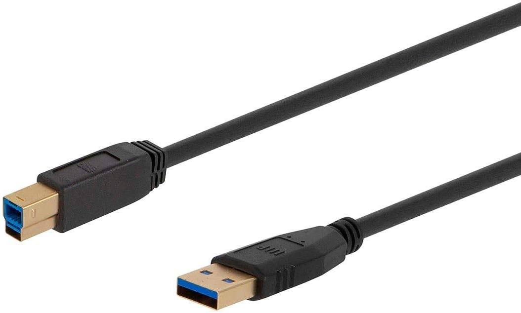 Monoprice USB 3.0 Type-A to Type-B Cable - 32AWG Conductors, TPE Jacket, Compatible with Monitors, Scanners