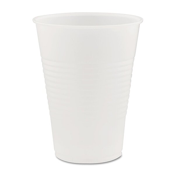 DART Y9 9 oz Translucent PS Cold Cups - Case of 2500
