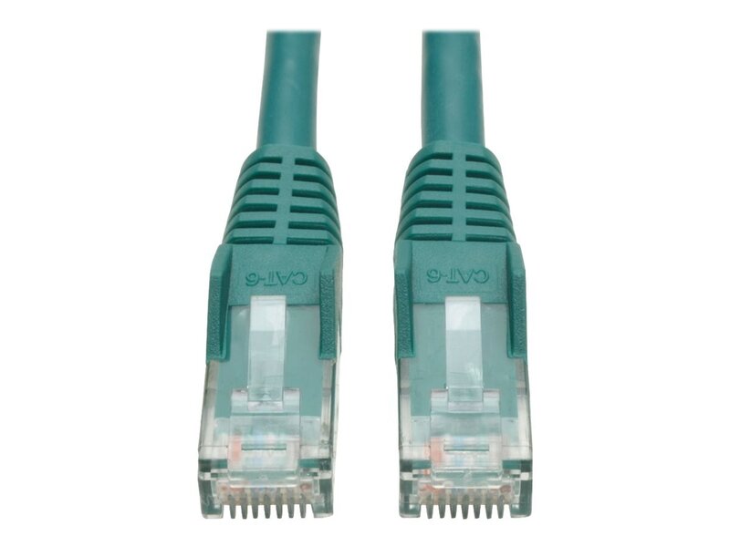 Tripp Lite Cat6 Gigabit Snagless Molded Patch Cable (RJ45 M/M) - Green, 25-ft.(N201-025-GN)