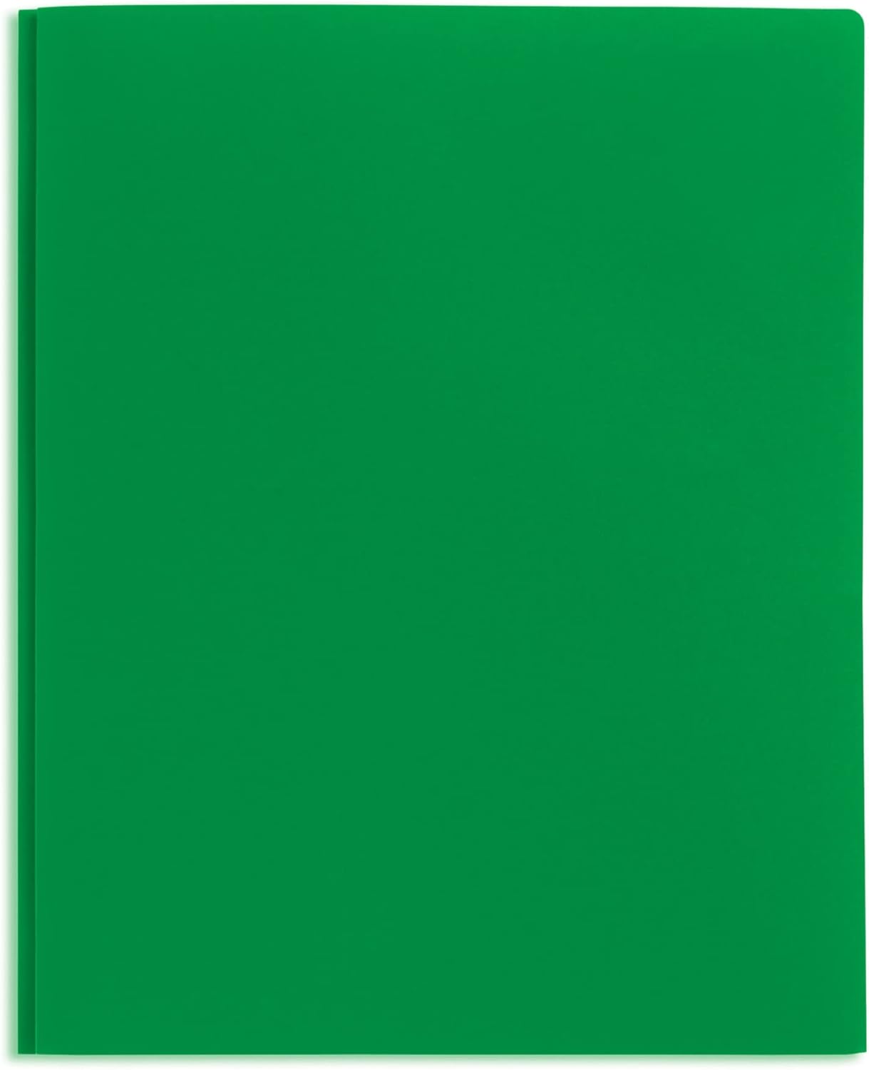 Office Depot® Brand 2-Pocket School-Grade Poly Folders With Prongs, 8-1/2" x 11", Assorted Colors, Pack Of 48
