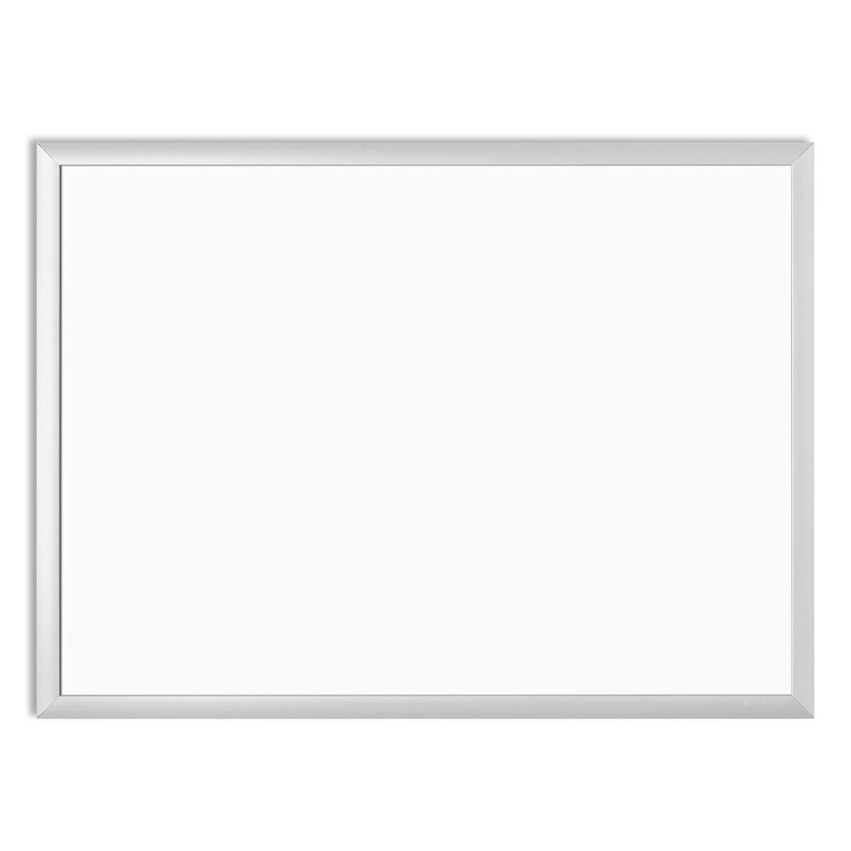 U BRANDS Melamine Non-Magnetic Dry-Erase Board, Silver Aluminum Frame