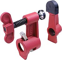 BESSEY PC-34DR, 3/4 In. Pipe Clamps, Deep Reach 2-1/2 In. - Incredibly Versatile, Easy To Assemble