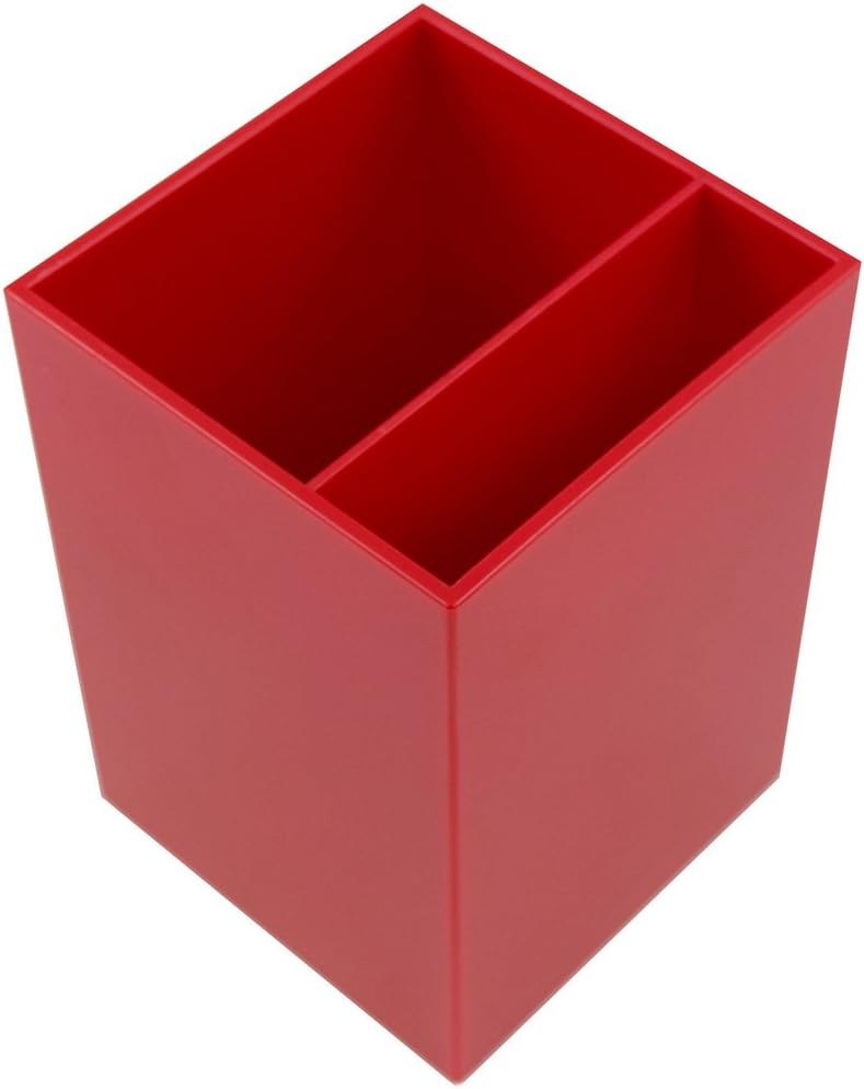 JAM PAPER Plastic Pen Holder - Desktop Pencil Cup