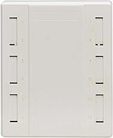 Tripp Lite 12-Port Surface-Mount Box for Keystone Jacks, Additional Breakout Pieces for Wide Compatibility