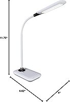 OttLite Enhance LED Sanitizing Desk Lamp with USB Charging – Eliminates up to 99.9% of Bacteria, Touch Activated