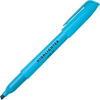 Office Depot Brand Pen-Style Highlighters, Chisel Point, 100% Recycled Plastic Barrel, Assorted Colors, Pack Of 6 Highlighters