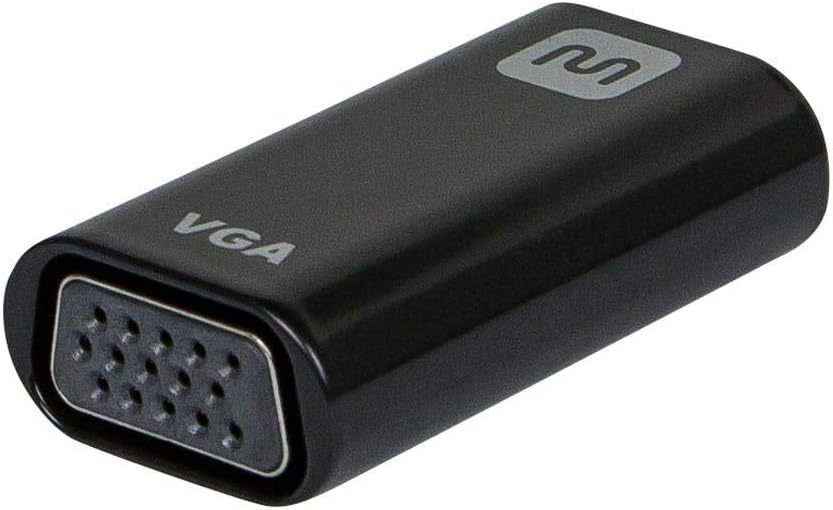 Monoprice HDMI to VGA Kit - with Ultra-Slim HDMI cable, 0.9in x 0.5in x 1.7in (23 x 12 x 42 mm), Laptop, Desktop, PC, Mac