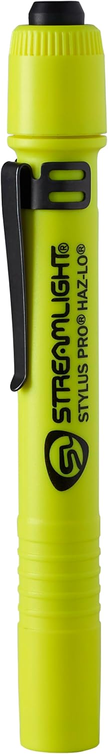 Streamlight 66300 Stylus Pro HAZ-LO 105-Lumen Intrinsically Safe Penlight with Alkaline Batteries