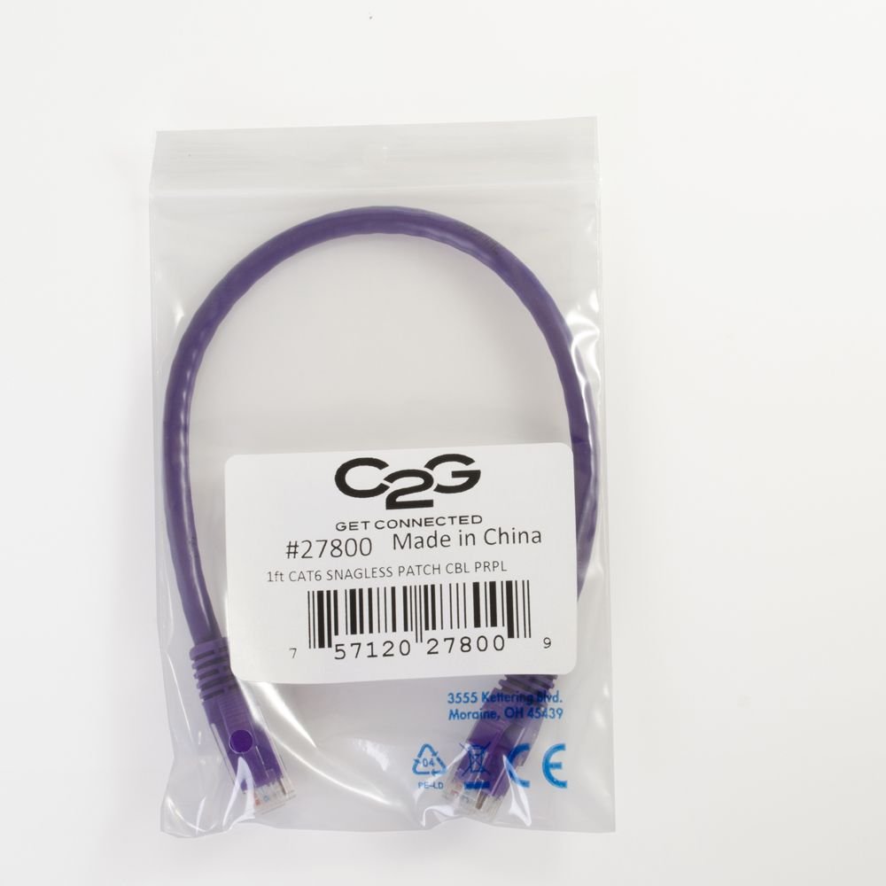 C2G Cat6 Snagless Ethernet Patch Cable