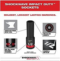 Milwaukee Electric - Shockwave Impact Duty. Socket 1/2. DR 31PC PACKOUT