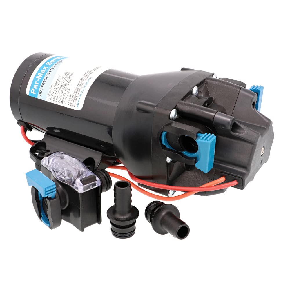 Jabsco Q401J-115S-3A ParMax HD4 Marine Freshwater Delivery Pump - 12V, 4 GPM, 40 PSI Shut-Off