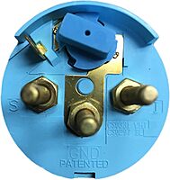 Faria Euro Black 2" Oil Pressure Gauge - Metric (5 Bar)