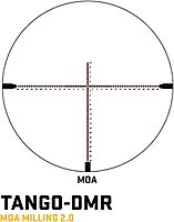SIG SAUER Tango-DMR 3-18x44mm 34mm Tube FFP Illuminated Milling 2.0 Riflescope