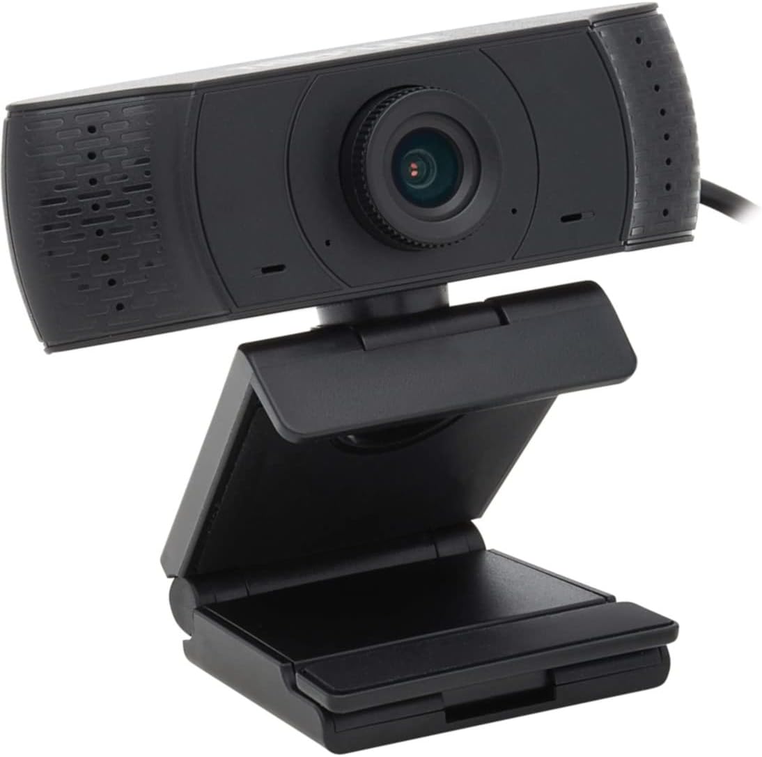 Tripp Lite USB Webcam with Microphone Web Camera for Laptops and Desktop PCs USB Camera, Computer Camera 1080p (AWC-001)