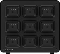 EdgePower 9-Bay Battery Charging Station – Charges and Stores Nine EdgePower Batteries – Batteries Not Included - Use w/KwikBoost EdgePower Charging Solution for Classrooms and Offices #N/A