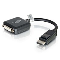 C2G Legrand DisplayPort to DVI, Male to Female Displayport Cable, Black DisplayPort Cable, 8 Inch Digital Display Cable
