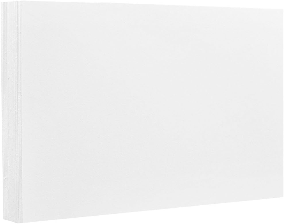 JAM PAPER Blank Flat Note Cards