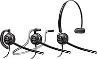 Plantronics - EncorePro HW540 Convertible Headset - Wired (3 wearing styles) - Black