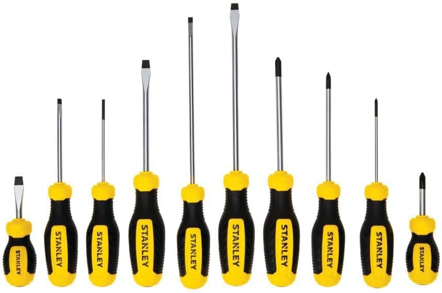 STANLEY 10PC Screwdriver Set