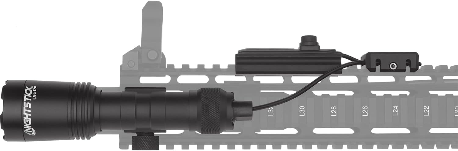 Nightstick LGL-170A2 Rechargeable Long-Gun Light Kit | Complete Weapon Lighting System for Rifle/Carbine/Shotgun