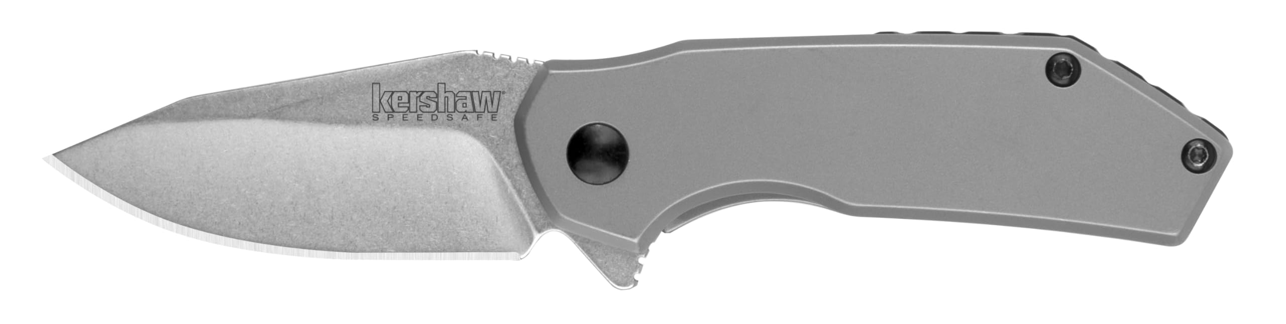 Kershaw Valve Frame Lock Knife Bead Blast Stainless Steel (2.25" Stonewash) 1375
